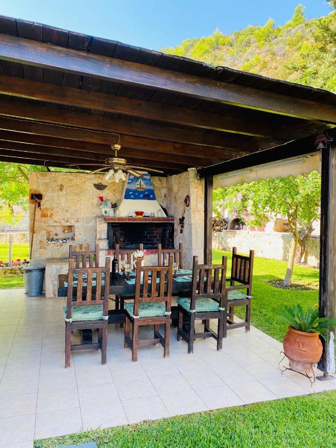 Detached Villa With Sea View Chaniotis Exterior foto